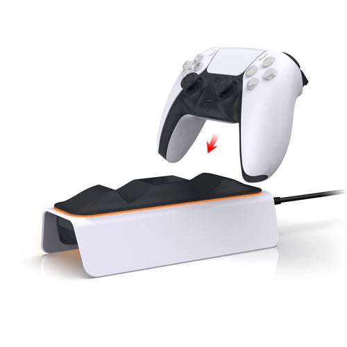 Ps5 Gamepad Dual Charger Ps5 Wireless Gamepad Charger - Model: US, Color: White